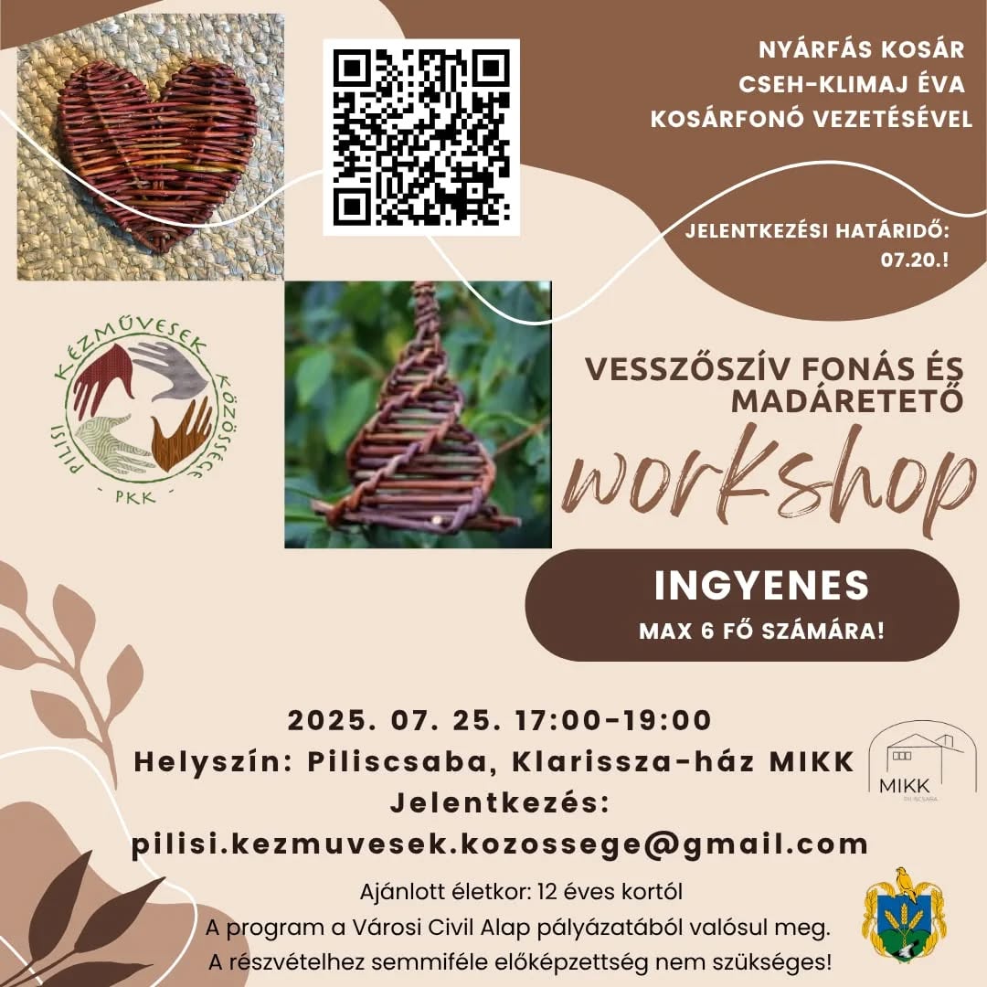 Workshop – vesszőfonás