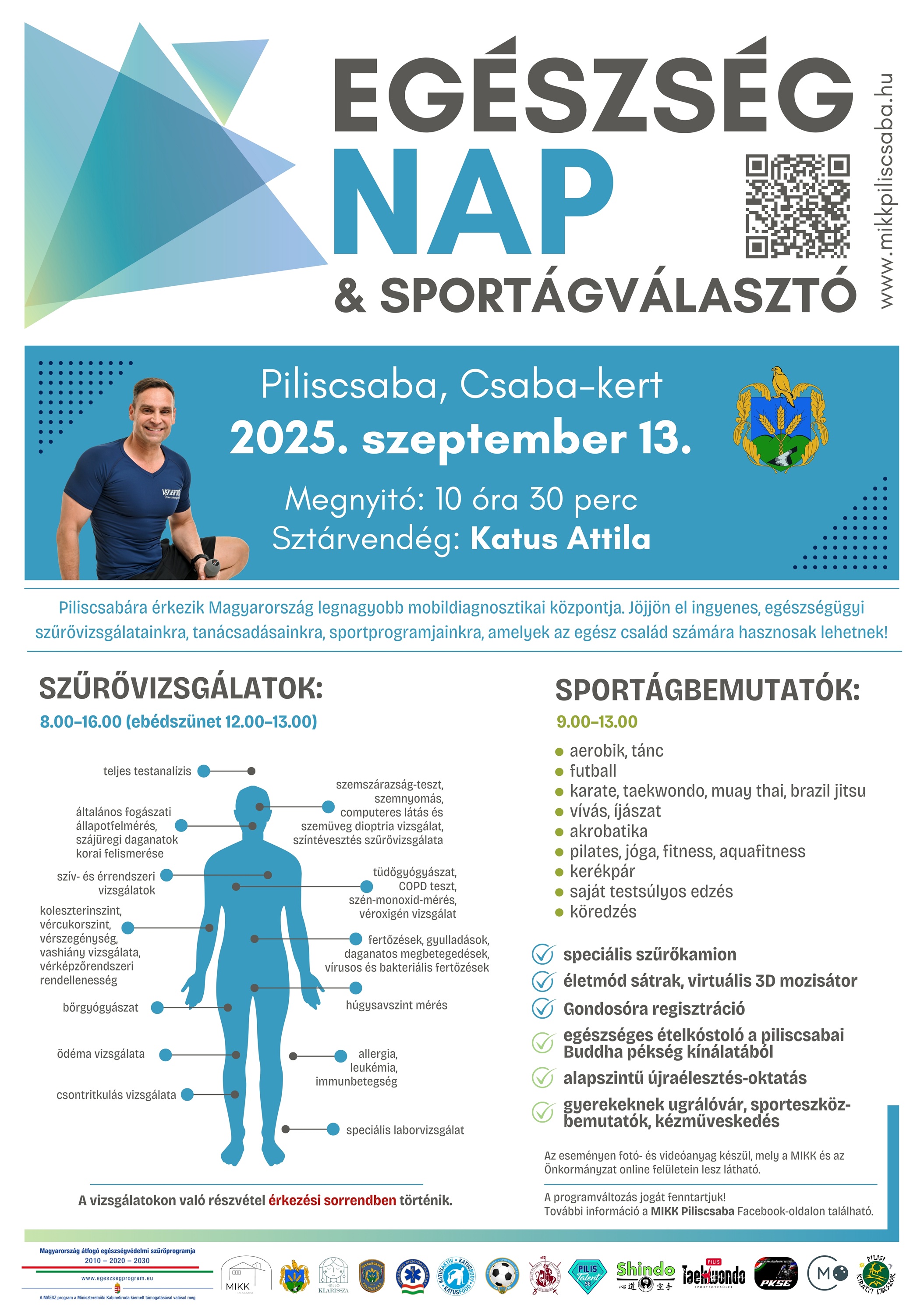 Egészségnap és sportágválasztó