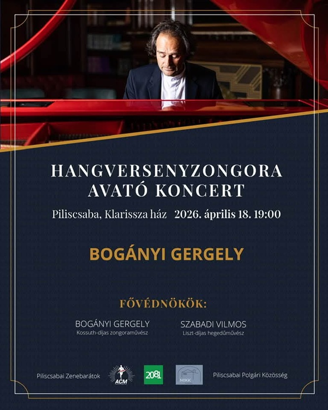 Adománygyűjtő koncert - Bemutatkozik a Yamaha G2 zongora